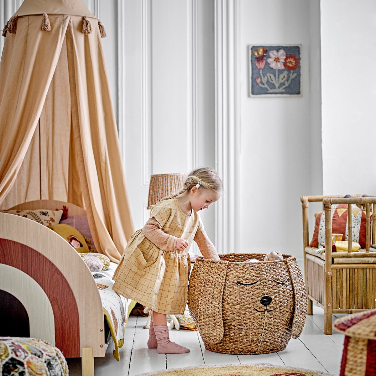 Front -Oppbevaringsmøbler Salg 2024 Bloomingville Milus Korb Ambiente