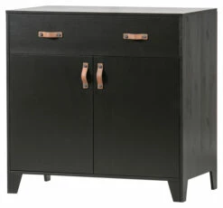 Woood Dian Kids Kommode/Skap - Sort Furu -Oppbevaringsmøbler Salg 2024 EE02383 7 e4ee