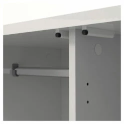 Naia Garderobeskap - Hvit Høyglans M/2 Dører + 1 Skuffe -Oppbevaringsmøbler Salg 2024 TV04639 6 6e94