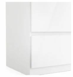 Naia Garderobeskap - Hvit Høyglans M/2 Dører + 1 Skuffe -Oppbevaringsmøbler Salg 2024 TV04639 8 d2cb