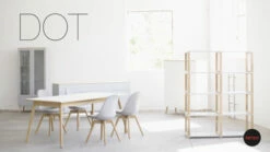 Dot Kommode 90x43 - Hvit/eik -Oppbevaringsmøbler Salg 2024 TZ00738 video thumbnail