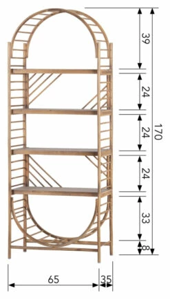 OriËnt Åpent Skap - Bambus 17 OriËnt Åpent Skap - Bambus -Oppbevaringsmøbler Salg 2024 basiclabel ori nt bent skab bambus EE03084 8 3339