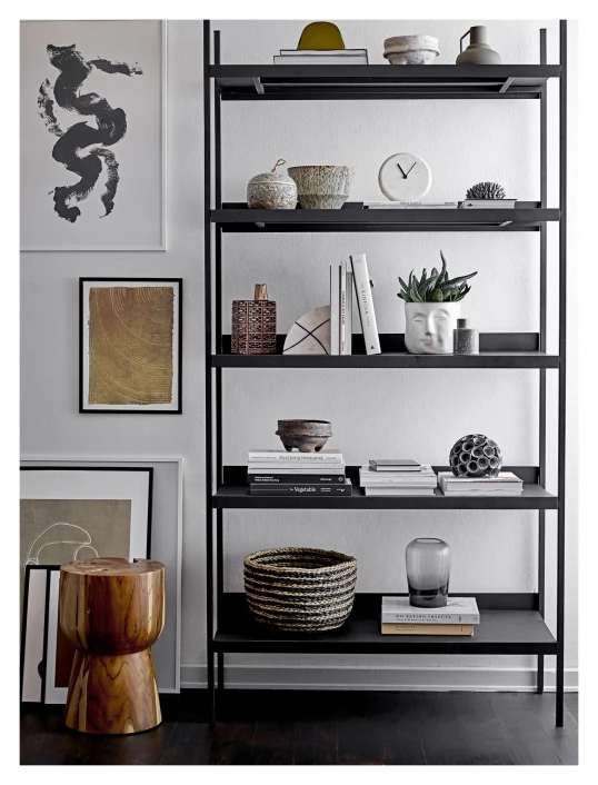 Bloomingville Lot Reol - Sort, H200 - Bilde 2