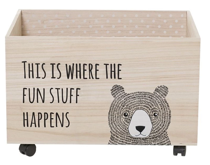 Bloomingville Mini - Oppbevaringskasse - Lyst Tre D:45 3 Bloomingville Mini - Oppbevaringskasse - Lyst Tre D:45