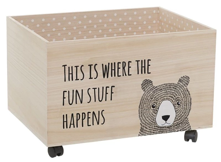 Bloomingville Mini - Oppbevaringskasse - Lyst Tre D:45 4 Bloomingville Mini - Oppbevaringskasse - Lyst Tre D:45 - Bilde 2