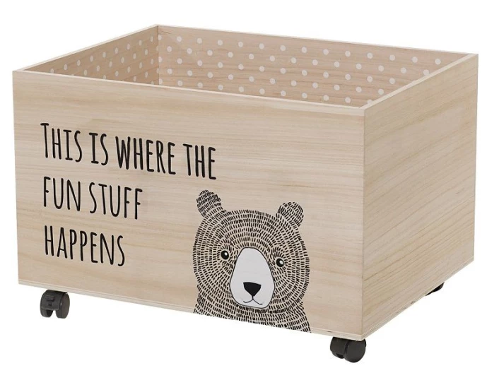 Bloomingville Mini - Oppbevaringskasse - Lyst Tre D:45 5 Bloomingville Mini - Oppbevaringskasse - Lyst Tre D:45 - Bilde 3