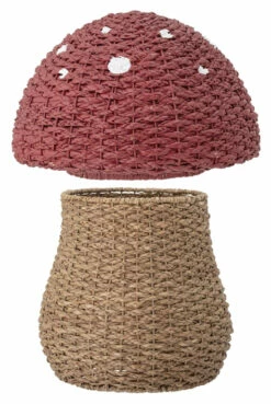 Bloomingville Mini Kurv M/lokk - Sjøgress -Oppbevaringsmøbler Salg 2024 bloomingville mini kurv mlaag soegraes boernetilbehoer BL01712 3 7f23