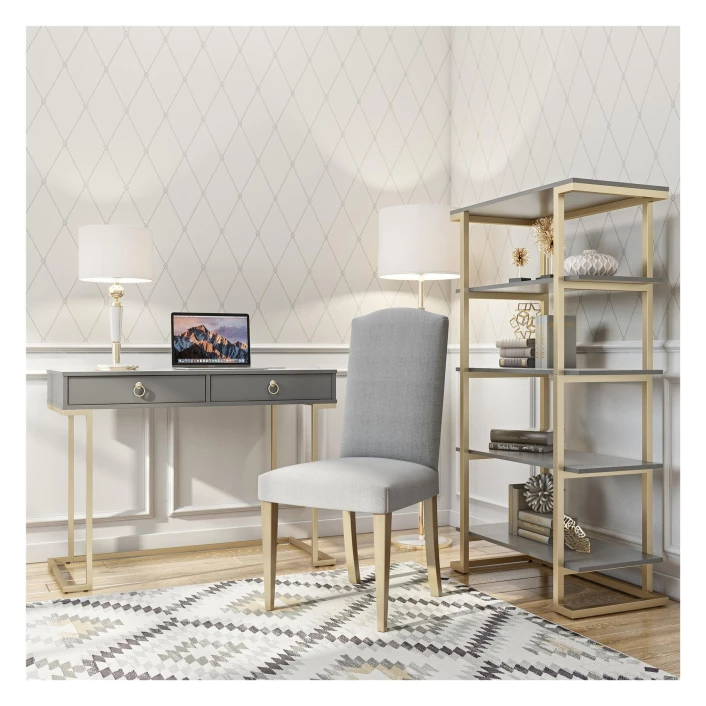 Camila Hylle M. 5 Hyller - Grafittgrå 6 Camila Hylle M. 5 Hyller - Grafittgrå - Bilde 4