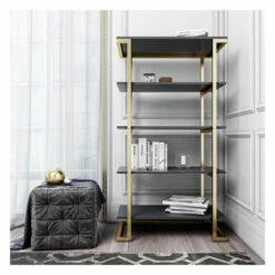 Camila Hylle M. 5 Hyller - Grafittgrå 11 Camila Hylle M. 5 Hyller - Grafittgrå -Oppbevaringsmøbler Salg 2024 camila reol m 5 hylder grafitgraa reol NT01318 8 b790