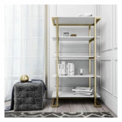 Camila Hylle M. 5 Hyller - Hvit -Oppbevaringsmøbler Salg 2024 camila reol m 5 hylder hvid reol NT01319 8 8592