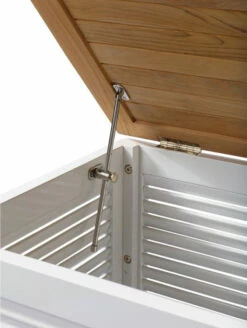 Cinas - Skittentøykurv Lille - Hvit - Teak -Oppbevaringsmøbler Salg 2024 cinas vasketoejskurv lille hvid teak vasketoejskurve CI00217 4 2821