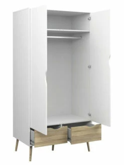 Delta Garderobeskap - Hvit