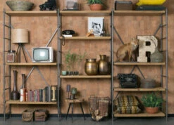 Dutchbone - Iron Reol -Oppbevaringsmøbler Salg 2024 dutchbone iron reol brun reoler DB00121 7 a54d