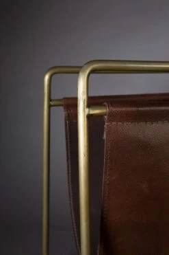 Dutchbone - Scholar Magasinholder - Skinn -Oppbevaringsmøbler Salg 2024 dutchbone scholar magasinholder laeder magasinholdere DB00253 5 095b