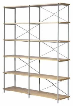 A91 Nordhavn Hylle 160x186 - Natur/Grå -Oppbevaringsmøbler Salg 2024 fdb moebler a91 nordhavn reol 160x186 naturgraa FD00744 5 e8fa