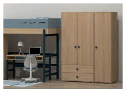 FLEXA - Popsicle Tøyskap Blueberry 202x101cm -Oppbevaringsmøbler Salg 2024 flexa popsicle klaedeskab blueberry 202x101cm klaedeskab FL00645 7 8554