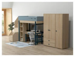 FLEXA - Popsicle Tøyskap Blueberry 202x51 Cm -Oppbevaringsmøbler Salg 2024 flexa popsicle klaedeskab blueberry 202x51 cm klaedeskab FL00648 12 4e79