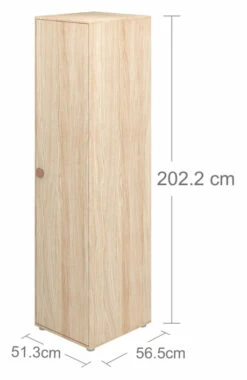 FLEXA - Popsicle Tøyskap Cherry 202x51 Cm -Oppbevaringsmøbler Salg 2024 flexa popsicle klaedeskab cherry 202x51 cm klaedeskab FL00649 10 783f