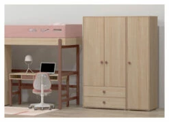 FLEXA - Popsicle Tøyskap Cherry 202x51 Cm -Oppbevaringsmøbler Salg 2024 flexa popsicle klaedeskab cherry 202x51 cm klaedeskab FL00649 7 3593