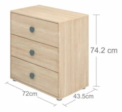 FLEXA - Popsicle Kommode Blueberry -Oppbevaringsmøbler Salg 2024 flexa popsicle kommode blueberry kommode FL00637 10 2fea