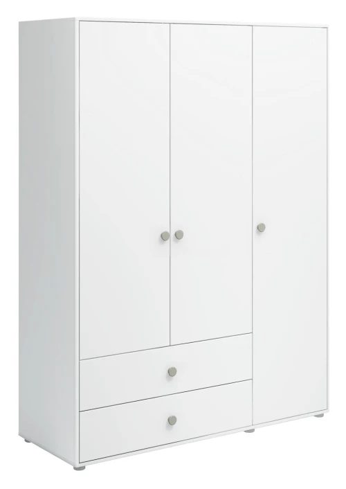 Roomie Garderobeskap M. 3 Dører - Grønn/Hvit 5 Roomie Garderobeskap M. 3 Dører - Grønn/Hvit - Bilde 3