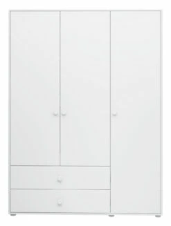 Roomie Garderobeskap M. 3 Dører - Hvit