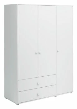 Roomie Garderobeskap M. 3 Dører - Hvit -Oppbevaringsmøbler Salg 2024 flexa roomie garderobeskab m 3 laager hvid FL01238 3 28fd