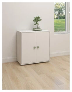 Roomie Mini-reol - Grønn/Hvit -Oppbevaringsmøbler Salg 2024 flexa roomie mini reol groenhvid FL01228 4 a070