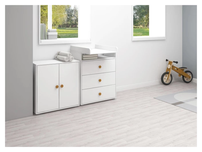 Roomie Mini-reol - Hvit/Gul 6 Roomie Mini-reol - Hvit/Gul - Bilde 4