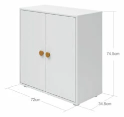 Roomie Mini-reol - Hvit/Gul 11 Roomie Mini-reol - Hvit/Gul -Oppbevaringsmøbler Salg 2024 flexa roomie mini reol hvidgul FL01229 5 b67d