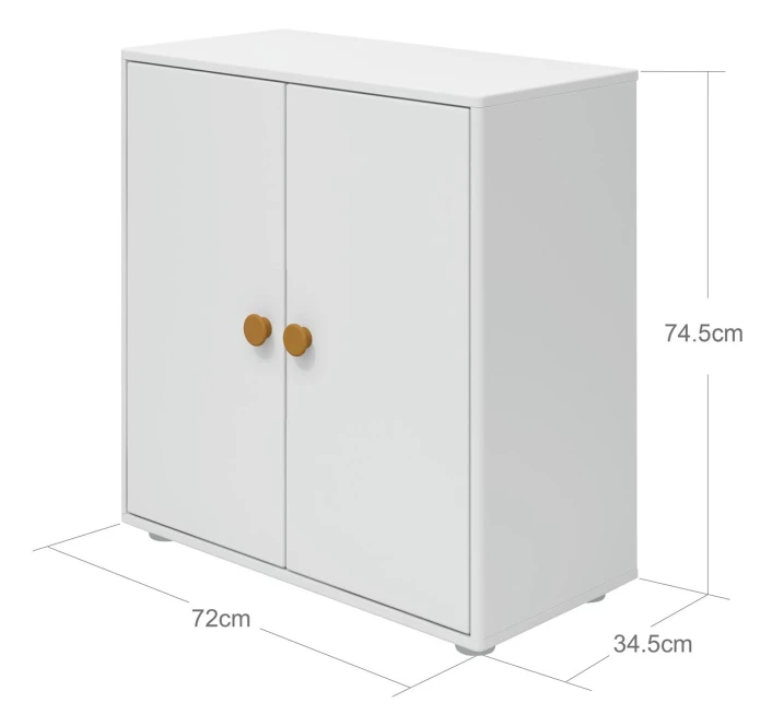 Roomie Mini-reol - Hvit/Gul 7 Roomie Mini-reol - Hvit/Gul - Bilde 5