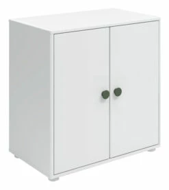 Roomie Skap - Hvit/Grønn -Oppbevaringsmøbler Salg 2024 flexa roomie skab hvidgroen FL01226 3 e5d0