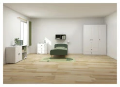 Roomie Skap - Hvit/Grønn -Oppbevaringsmøbler Salg 2024 flexa roomie skab hvidgroen FL01226 4 bafa