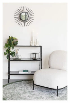 Homii Liah Hylle - Svart -Oppbevaringsmøbler Salg 2024 homii liah reol sort ZU02381 2 1721