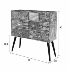 Homii - Dresser M. 8 Skuffer - Brun -Oppbevaringsmøbler Salg 2024 homii san kommode brun kommoder ZU01021 10 445d