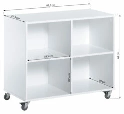 Hoppekids - 90' Reol -Oppbevaringsmøbler Salg 2024 hoppekids 90 reol reol HK00033 5 f5fb