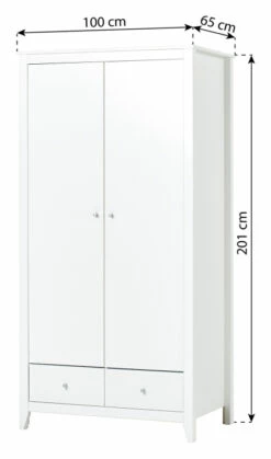 Hoppekids - Garderobeskap -Oppbevaringsmøbler Salg 2024 hoppekids garderobeskab klaedeskab HK00075 6 7048