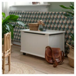 Hoppekids - Leketøyskiste Hvit -Oppbevaringsmøbler Salg 2024 hoppekids legetoejskiste hvid legetoejskasse HK00074 4 650e