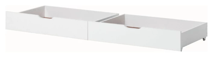 Hoppekids - Skuffesett På Hjul 2 Stk. - Hvit 3 Hoppekids - Skuffesett På Hjul 2 Stk. - Hvit