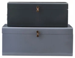 House Doctor Oppvaringskofferter I Metall - Blå