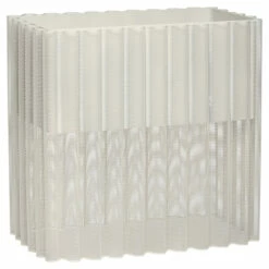 Hübsch Flow Blomsterkrukke I Beige Metall