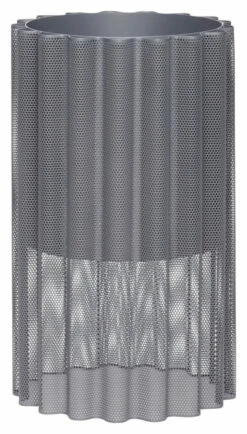 Hübsch Flow Blomsterkrukke I Grå Metall