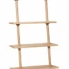 Hübsch Lean Displaystige/skrå Reol - Natur -Oppbevaringsmøbler Salg 2024 hubsch displaystigeskraa reol eg reoler HU00051 1 c634