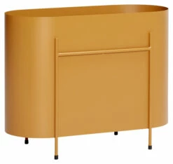 Hübsch Oblong Plantekasse, Metall, Orange