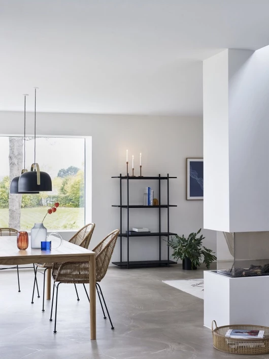 Hübsch Norm Reol M. 4 Hylder - Metal/Askefinér 4 Hübsch Norm Reol M. 4 Hylder - Metal/Askefinér - Bilde 2