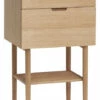 Hübsch Sengebord M/Skuffer - Eik -Oppbevaringsmøbler Salg 2024 hubsch sengebord mskuffer eg sengeborde HU00340 1 0ec0