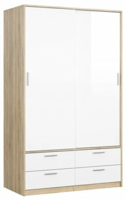 Line Garderobeskap - Lyst Tre