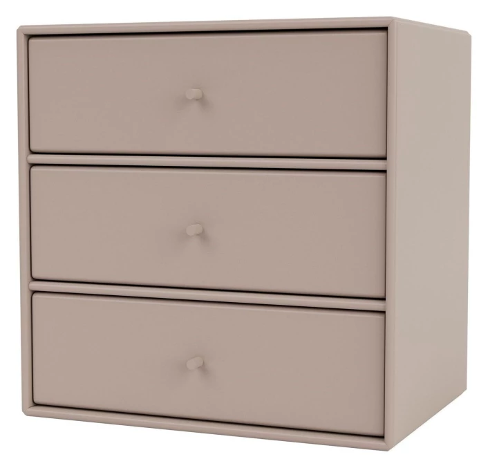 MONTANA Mini Hylle Modul M. 3 Skuffer - Mushroom