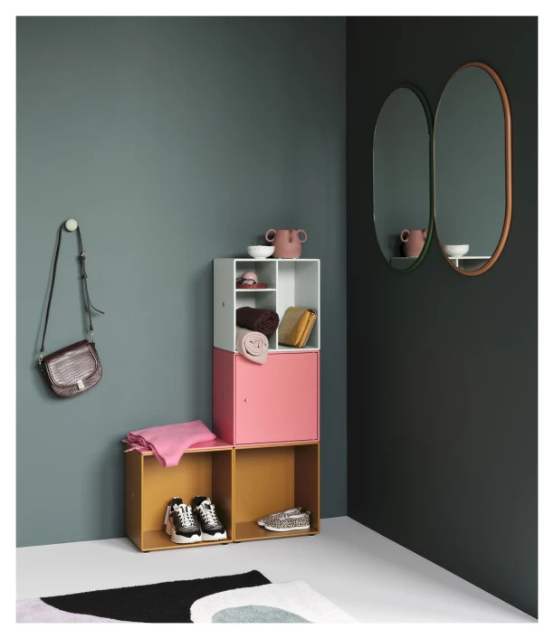 Montana Mini Reol Modul M, Dør - Rhubarb - Bilde 2