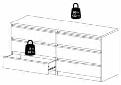 Naia Kommode - Hvit Ask M/6 Skuffer 13 Naia Kommode - Hvit Ask M/6 Skuffer -Oppbevaringsmøbler Salg 2024 naia kommode hvid ask m6 skuffer kommoder TV04645 8 c13d